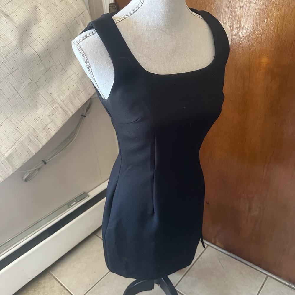 Halloween Party Dress XOXO Black Sheath Dress JR SZ 5 Fitted Darts,Bodycon Short